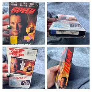 New Speed Keanu Reeves Sandra Bullock‎ VHS Action Movie